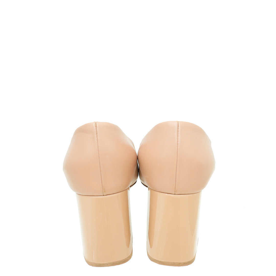 Louis Vuitton Nude Madeleine Pumps 38.5