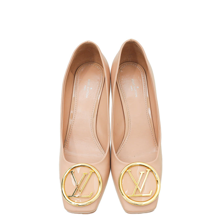Louis Vuitton Nude Madeleine Pumps 38.5