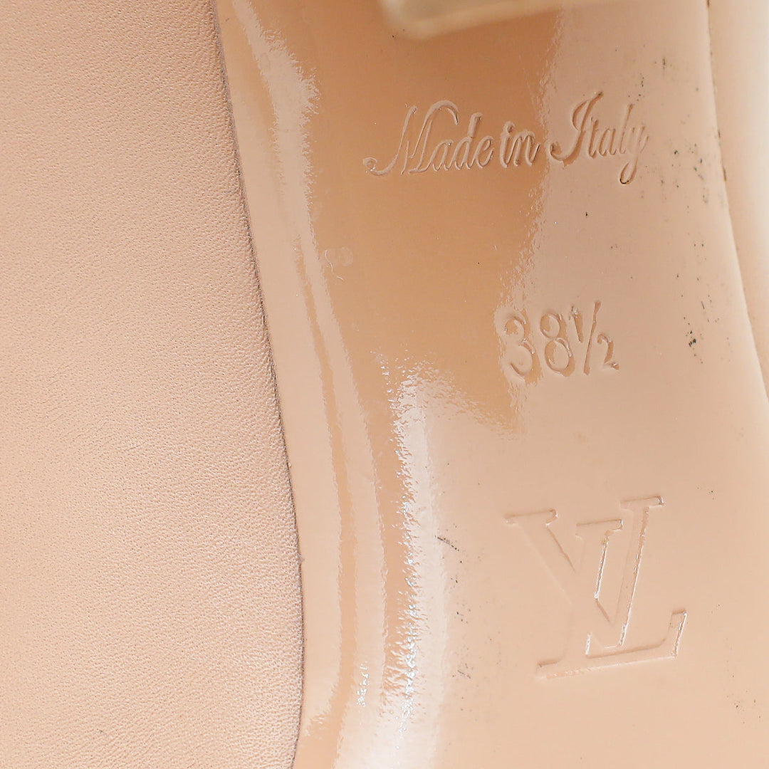 Louis Vuitton Nude Madeleine Pumps 38.5
