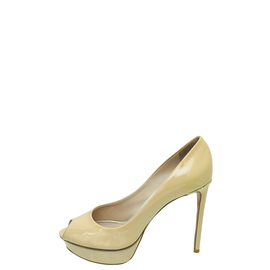 Louis Vuitton Nude Eyeline Pumps 38