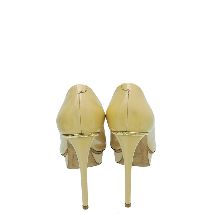 Louis Vuitton Nude Eyeline Pumps 38