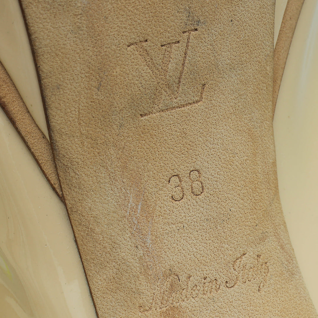 Louis Vuitton Nude Eyeline Pumps 38