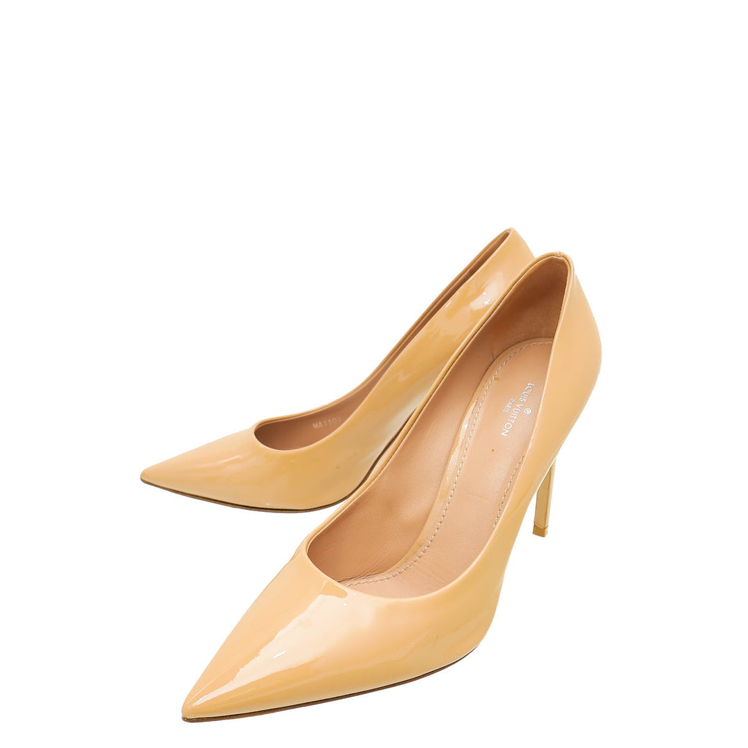Louis Vuitton Camel Eyeline Pumps 39