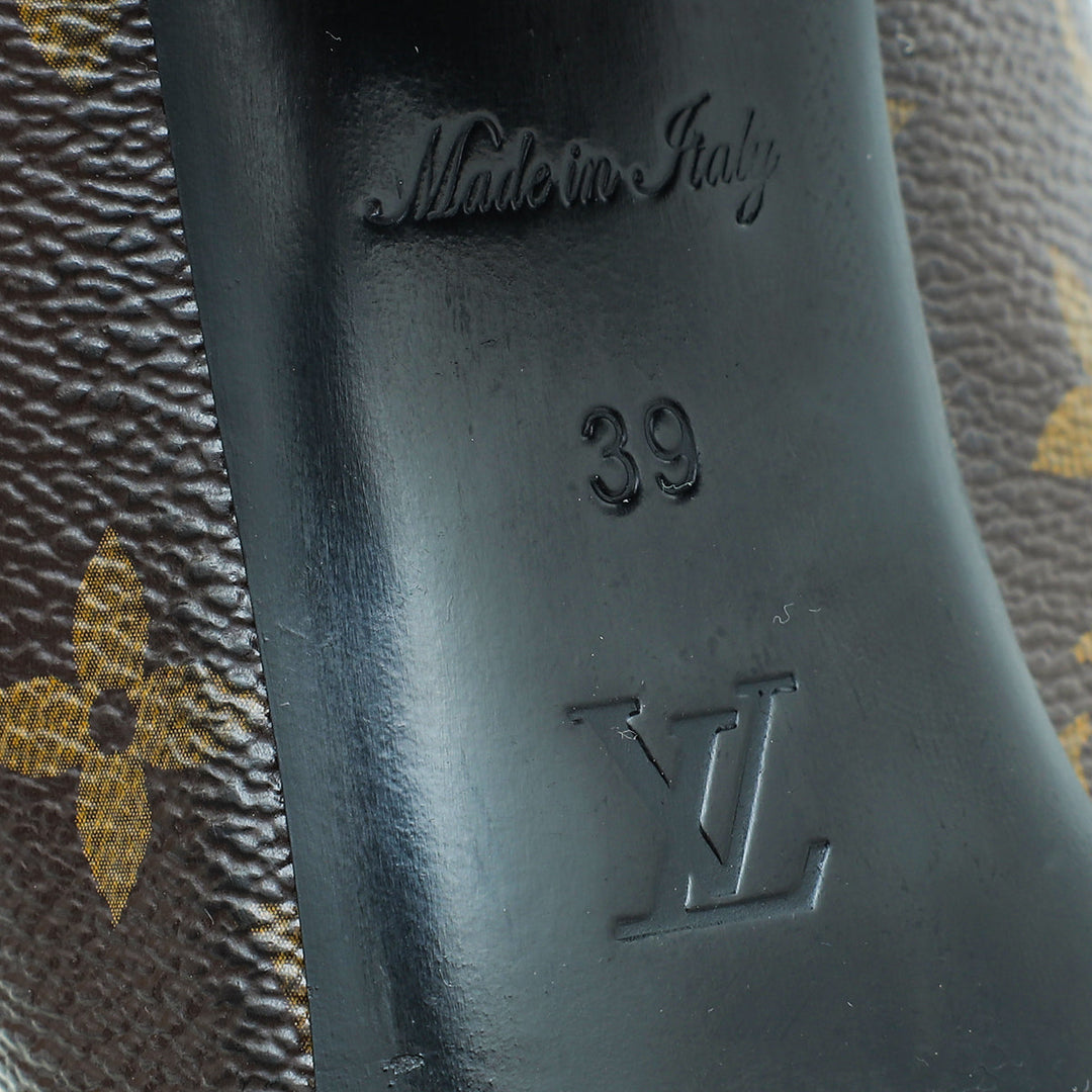 Louis Vuitton Brown Monogram Madeleine Pumps 39