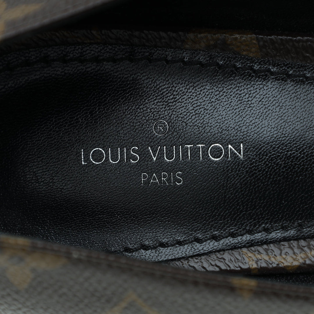 Louis Vuitton Monogram Madeleine Block Heel Pump 40
