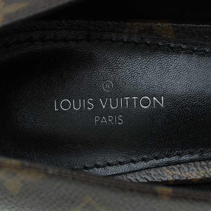 Louis Vuitton Monogram Madeleine Block Heel Pump 40