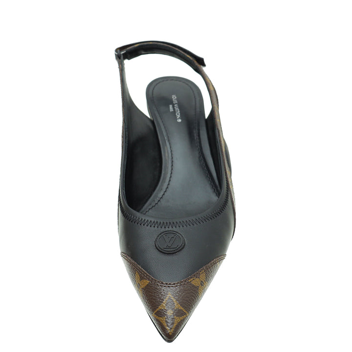 Louis Vuitton Monogram Bicolor Archlight Slingback Pump 40