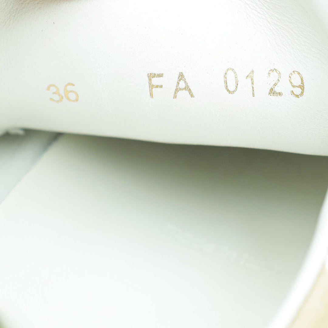 Louis Vuitton Bicolor Monogram Giant Time Out Sneakers 36