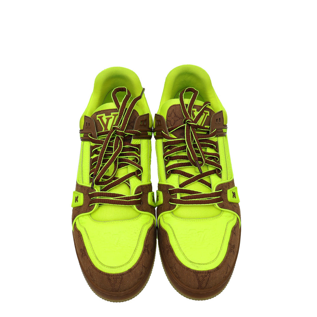 Louis Vuitton Monogram Embossed Trainer Sneaker 11