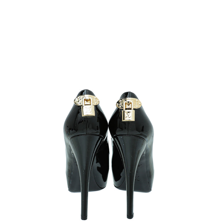 Louis Vuitton Black Oh Really Pumps 36.5
