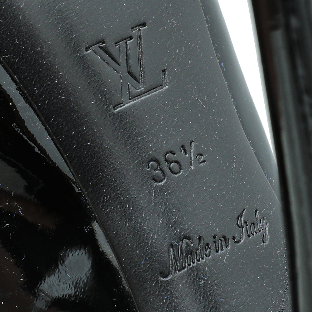 Louis Vuitton Black Oh Really Pumps 36.5