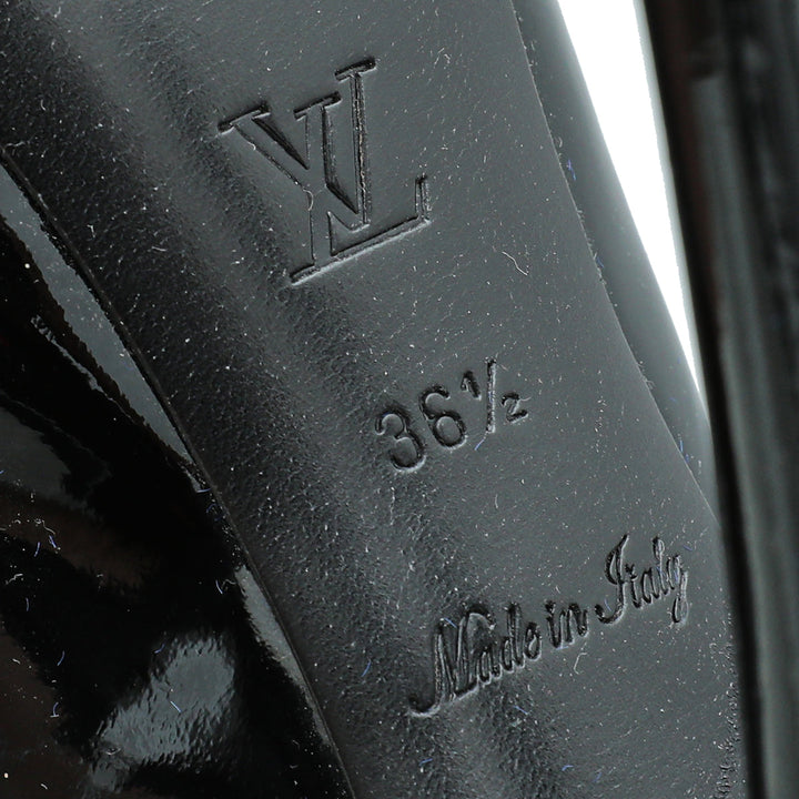 Louis Vuitton Black Oh Really Pumps 36.5