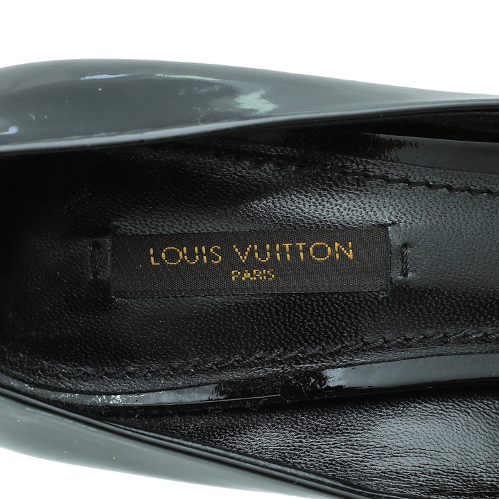 Louis Vuitton Black Oh Really Pumps 36.5