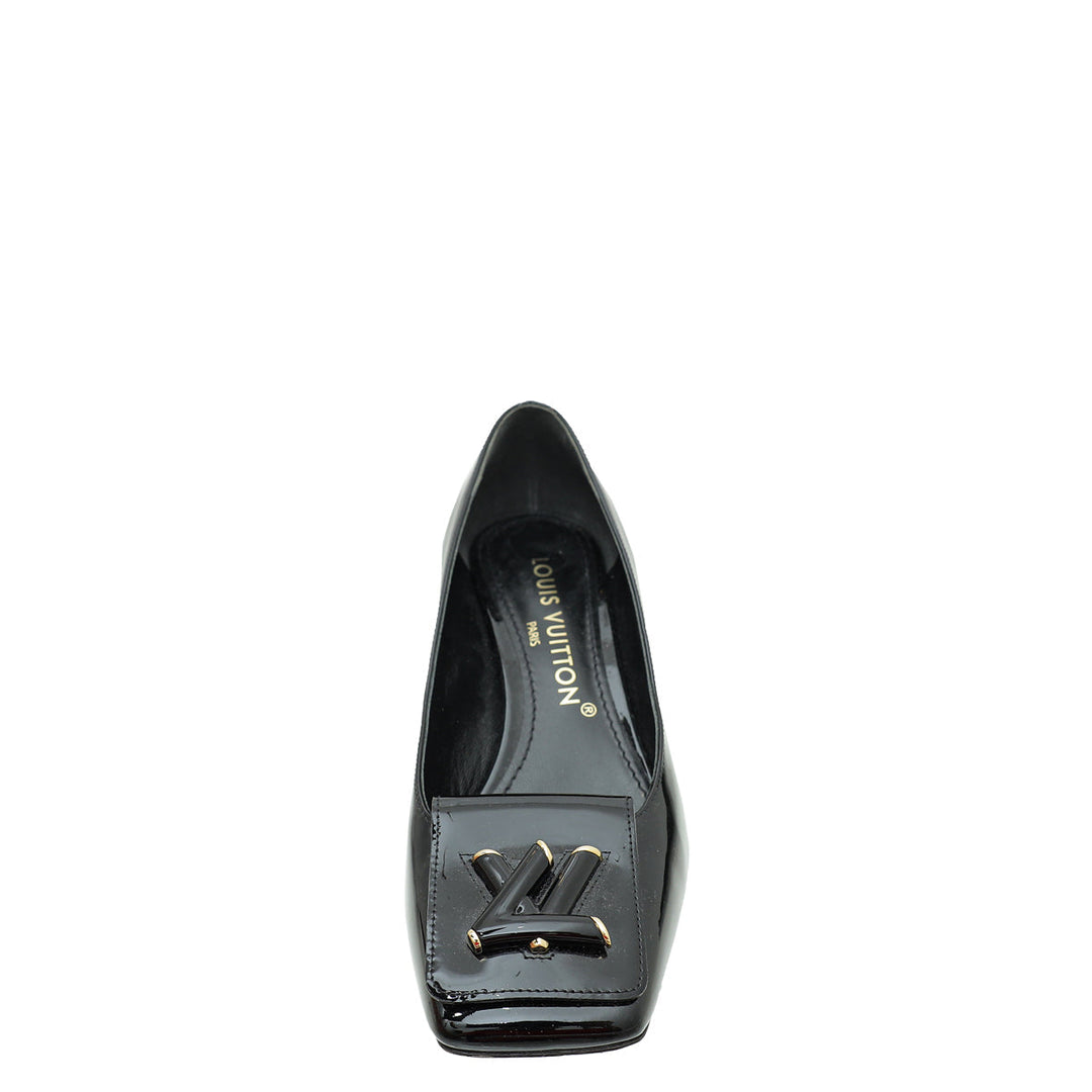 Louis Vuitton Noir Shake Low Heel Pump 36.5