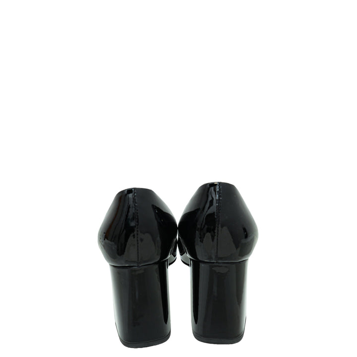 Louis Vuitton Black Vernis Madeleine Pumps 36