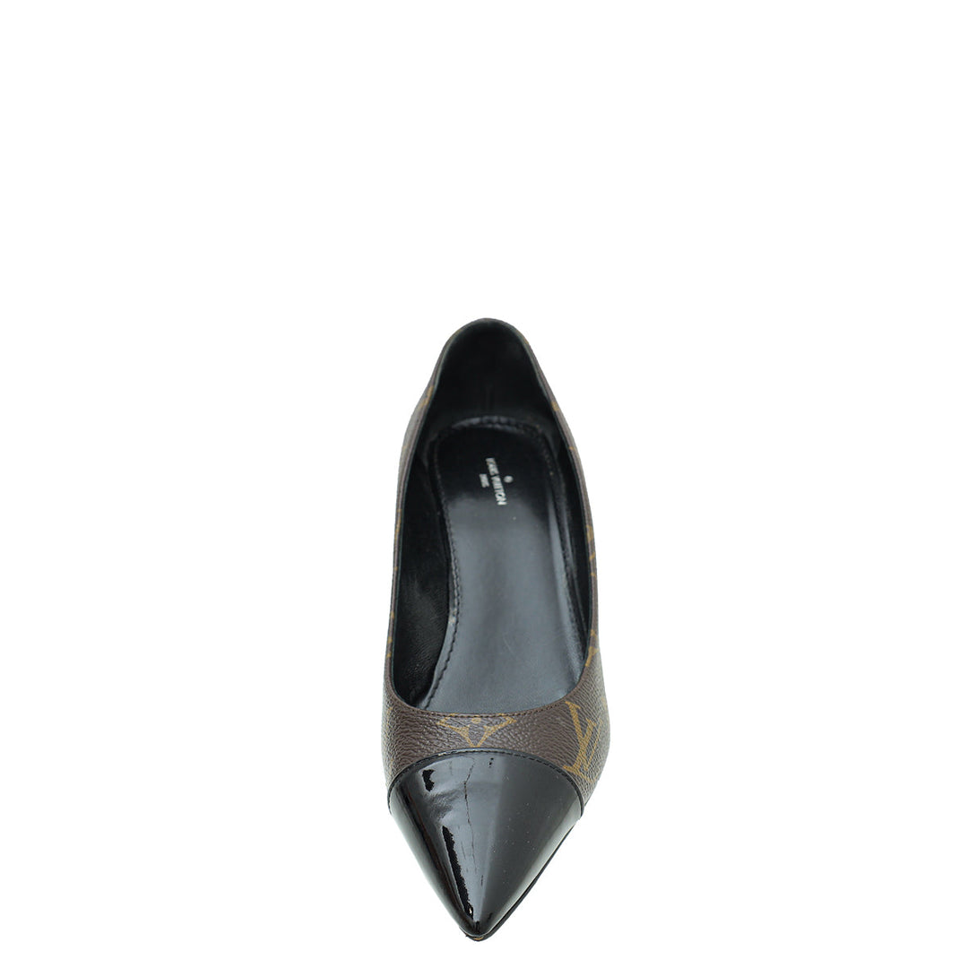 Louis Vuitton Bicolor Monogram Cherie Pumps 37.5