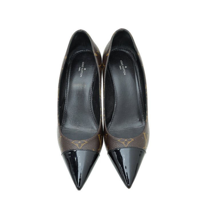 Louis Vuitton Bicolor Monogram Cherie Pumps 37.5