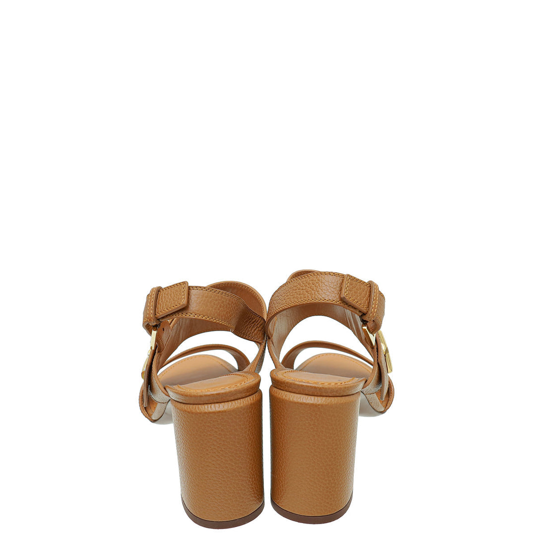 Louis Vuitton Tan Horizon Sandals 38.5
