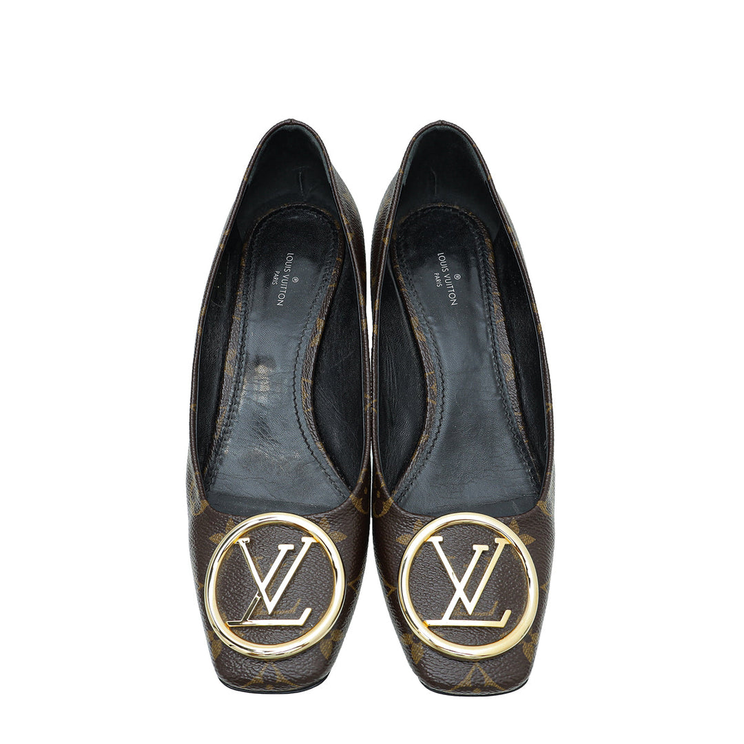 Louis Vuitton Monogram Madeleine Pump 39