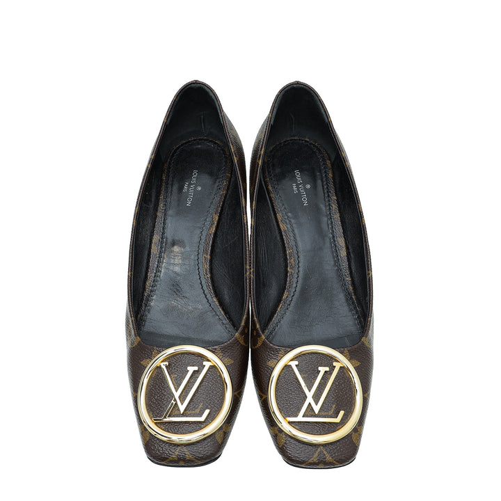 Louis Vuitton Monogram Madeleine Pump 39