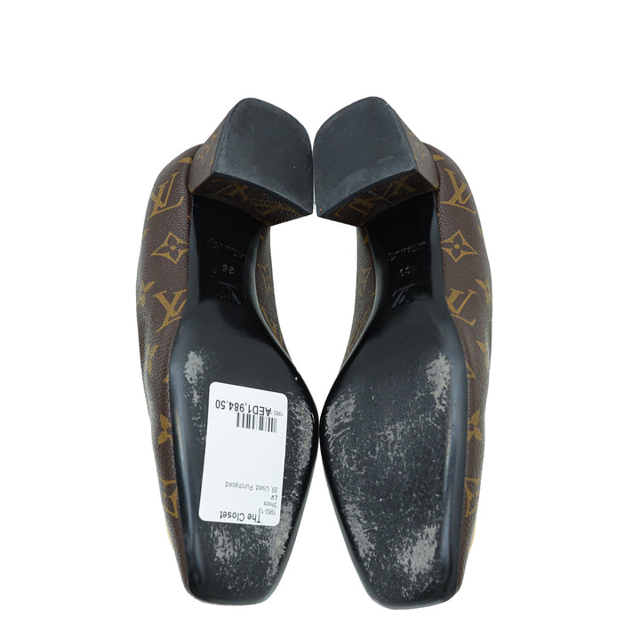 Louis Vuitton Monogram Madeleine Pump 39