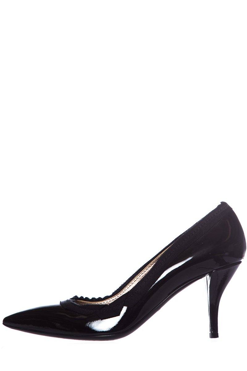 Lanvin Black Patent Pumps SZ 38