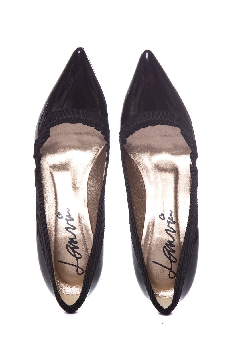 Lanvin Black Patent Pumps SZ 38
