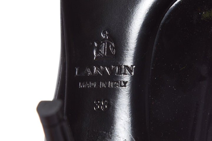 Lanvin Black Patent Pumps SZ 38