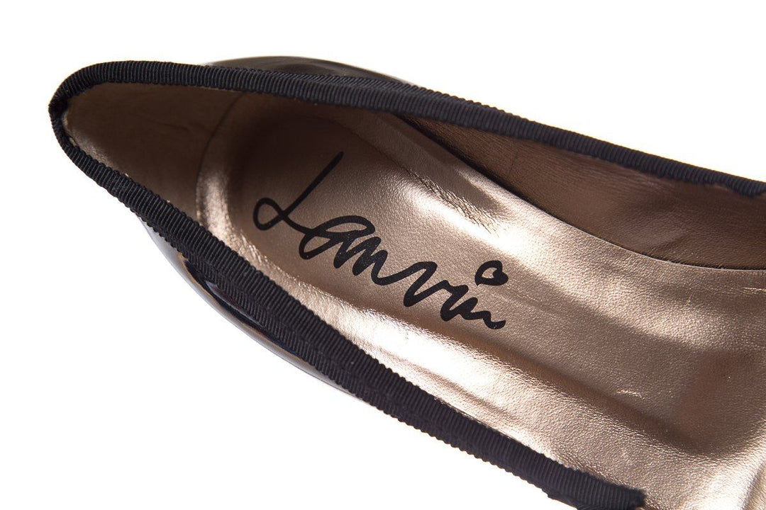 Lanvin Black Patent Pumps SZ 38