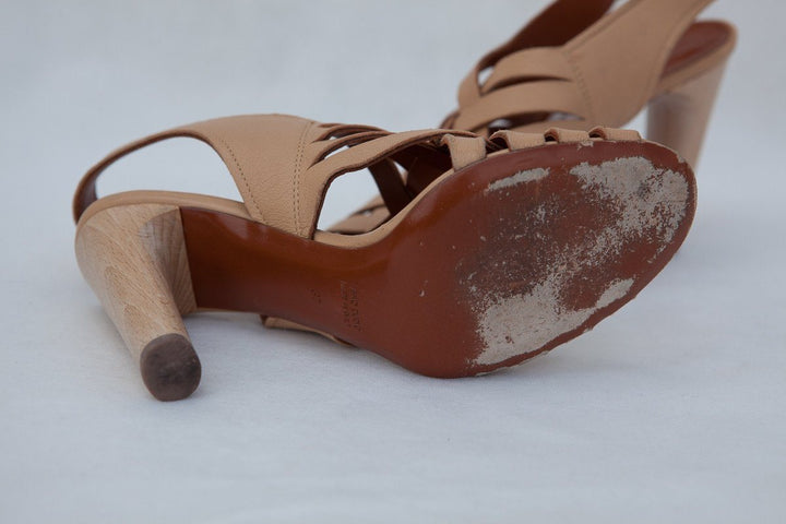 Lanvin Woven Slingback Heels *SALE