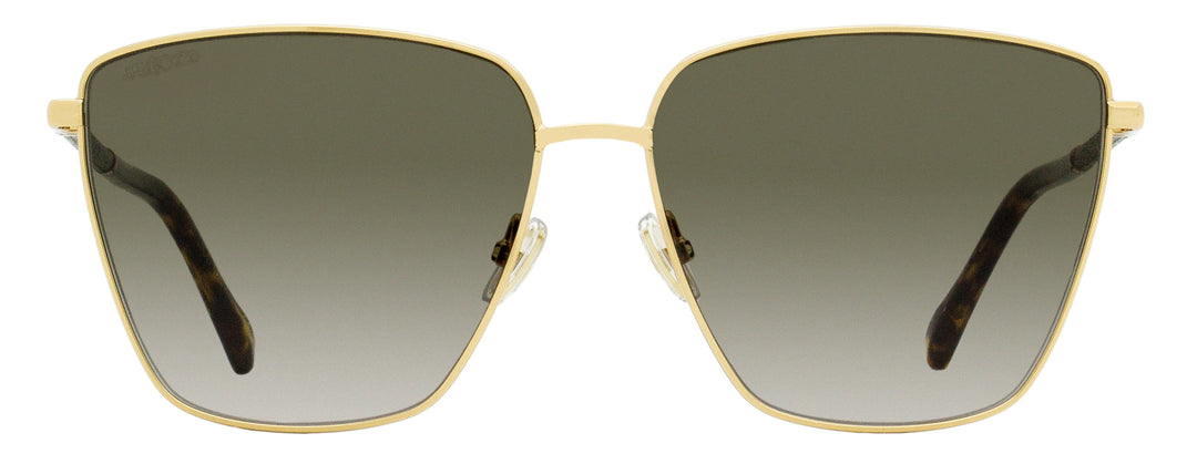Jimmy Choo Square Lavi Sunglasses 06JHA Gold/Havana 60mm