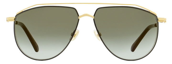 Jimmy Choo Aviator Sunglasses Lex/S 2M2FQ Black/Gold 59mm