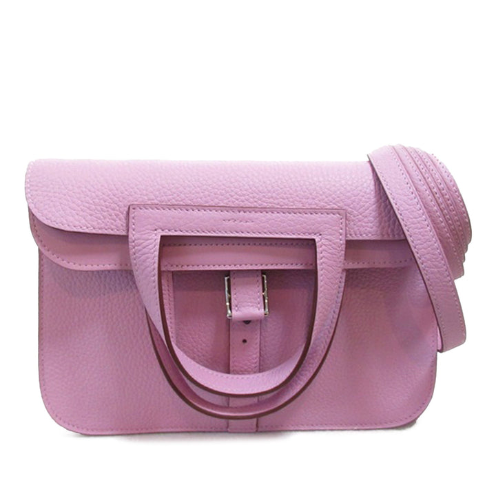 Top quality Hermes Taurillon Clemence Halzan 25 Satchel