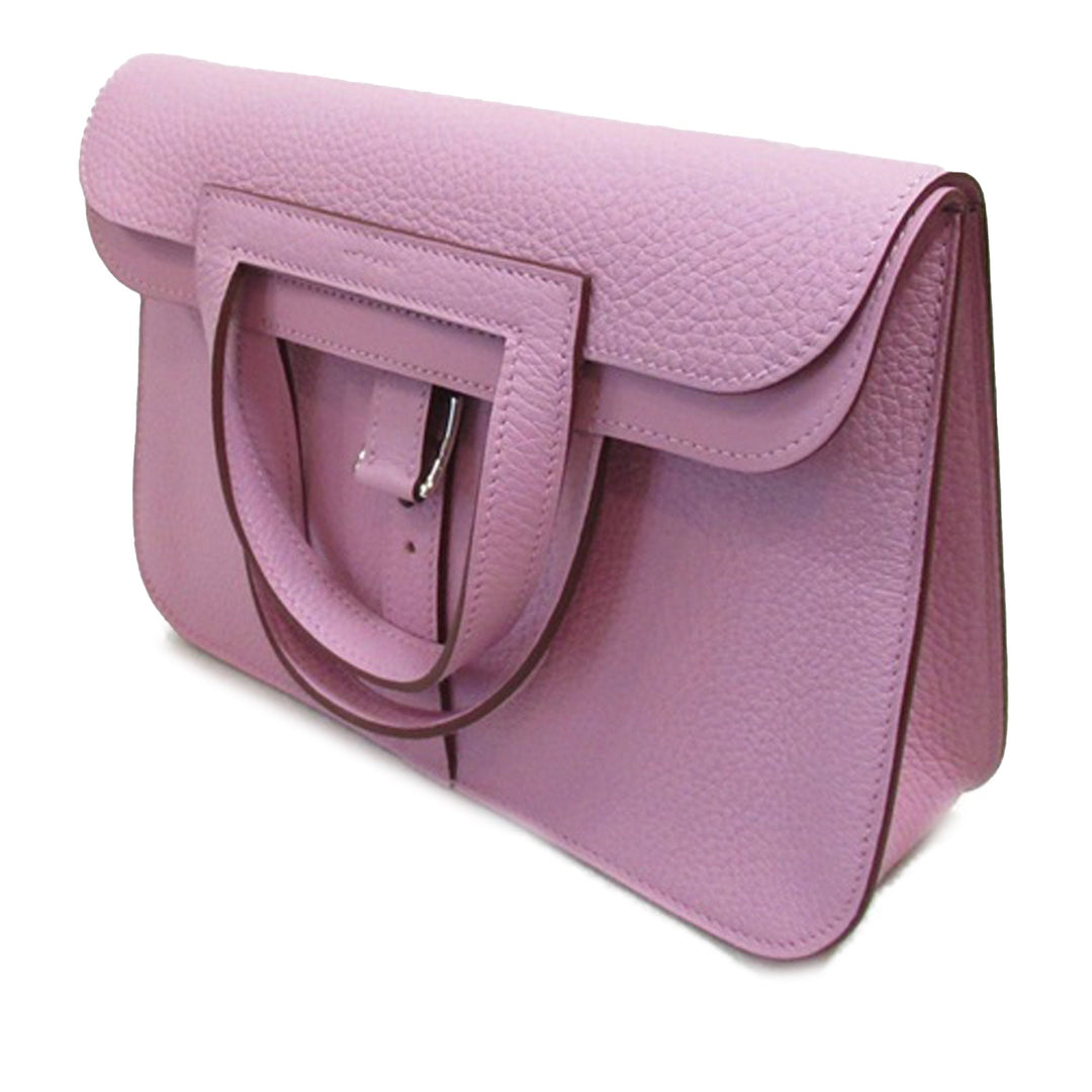Top quality Hermes Taurillon Clemence Halzan 25 Satchel