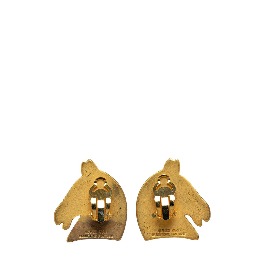 Top quality Hermes Cheval Clip on Earrings Costume Earrings