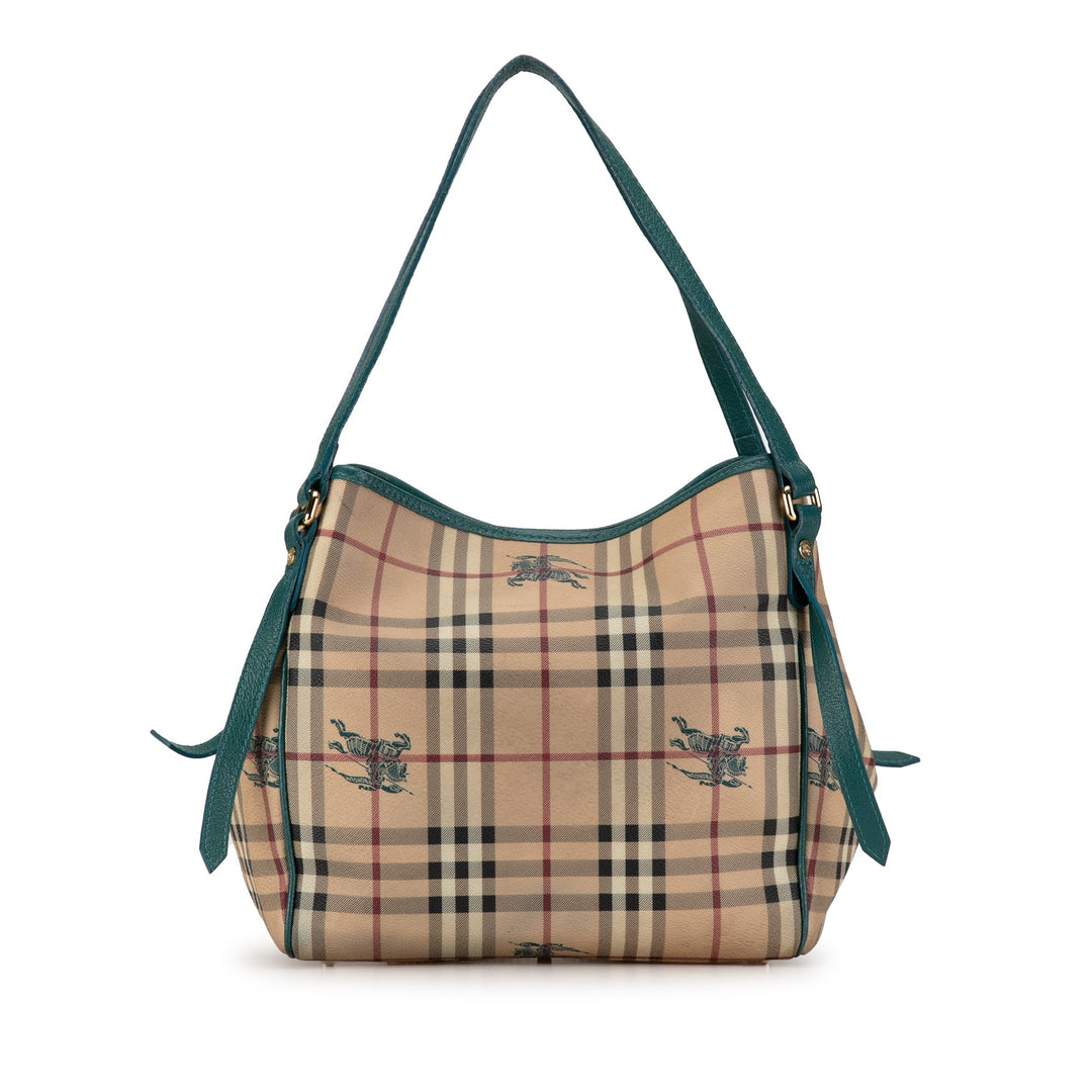 BURBERRY Haymarket Check Canterbury Tote Tote Bag