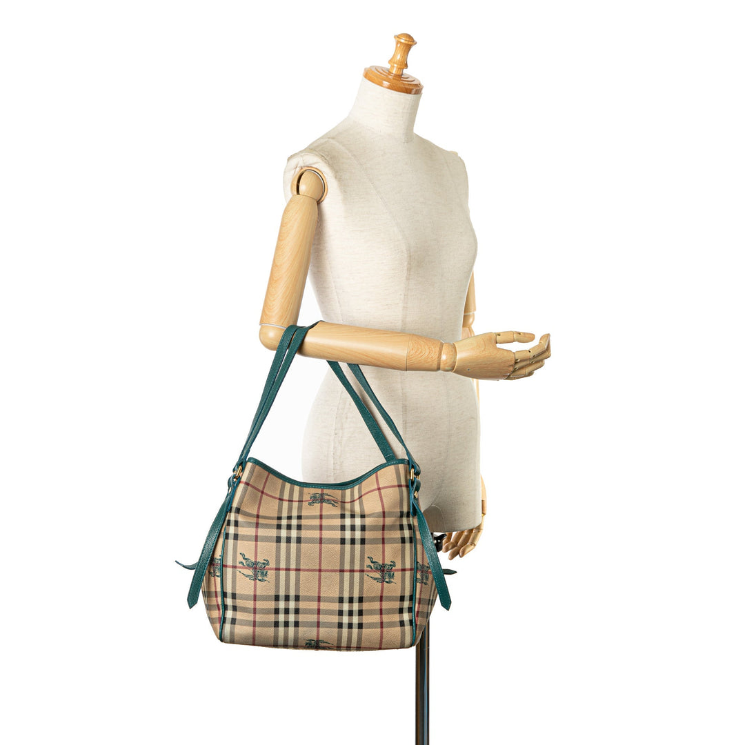 BURBERRY Haymarket Check Canterbury Tote Tote Bag
