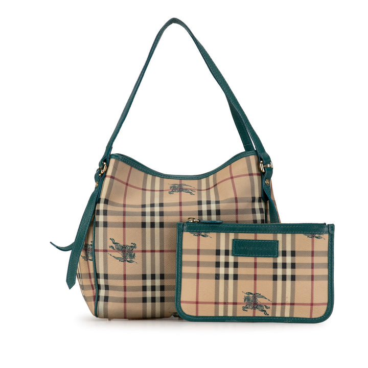 BURBERRY Haymarket Check Canterbury Tote Tote Bag