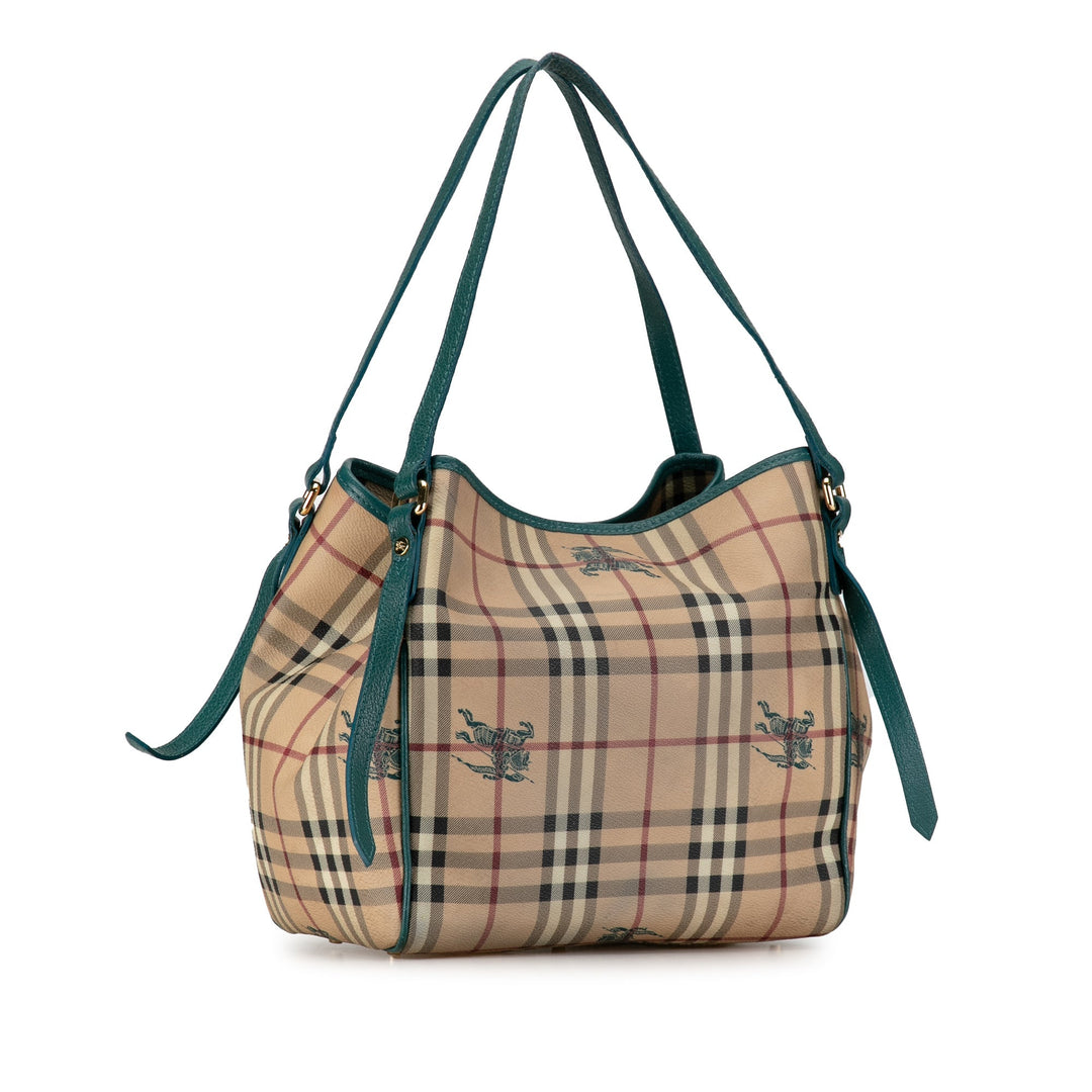 BURBERRY Haymarket Check Canterbury Tote Tote Bag