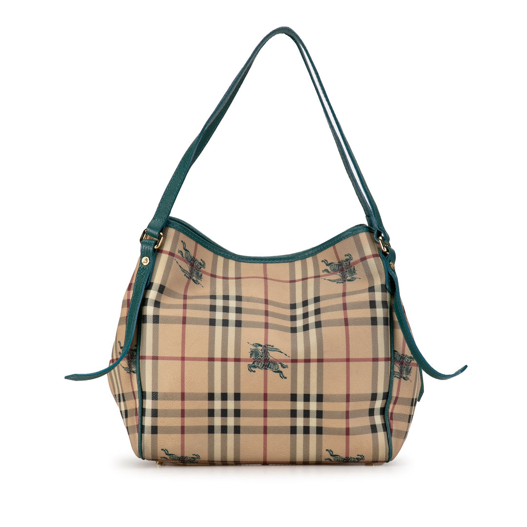 BURBERRY Haymarket Check Canterbury Tote Tote Bag