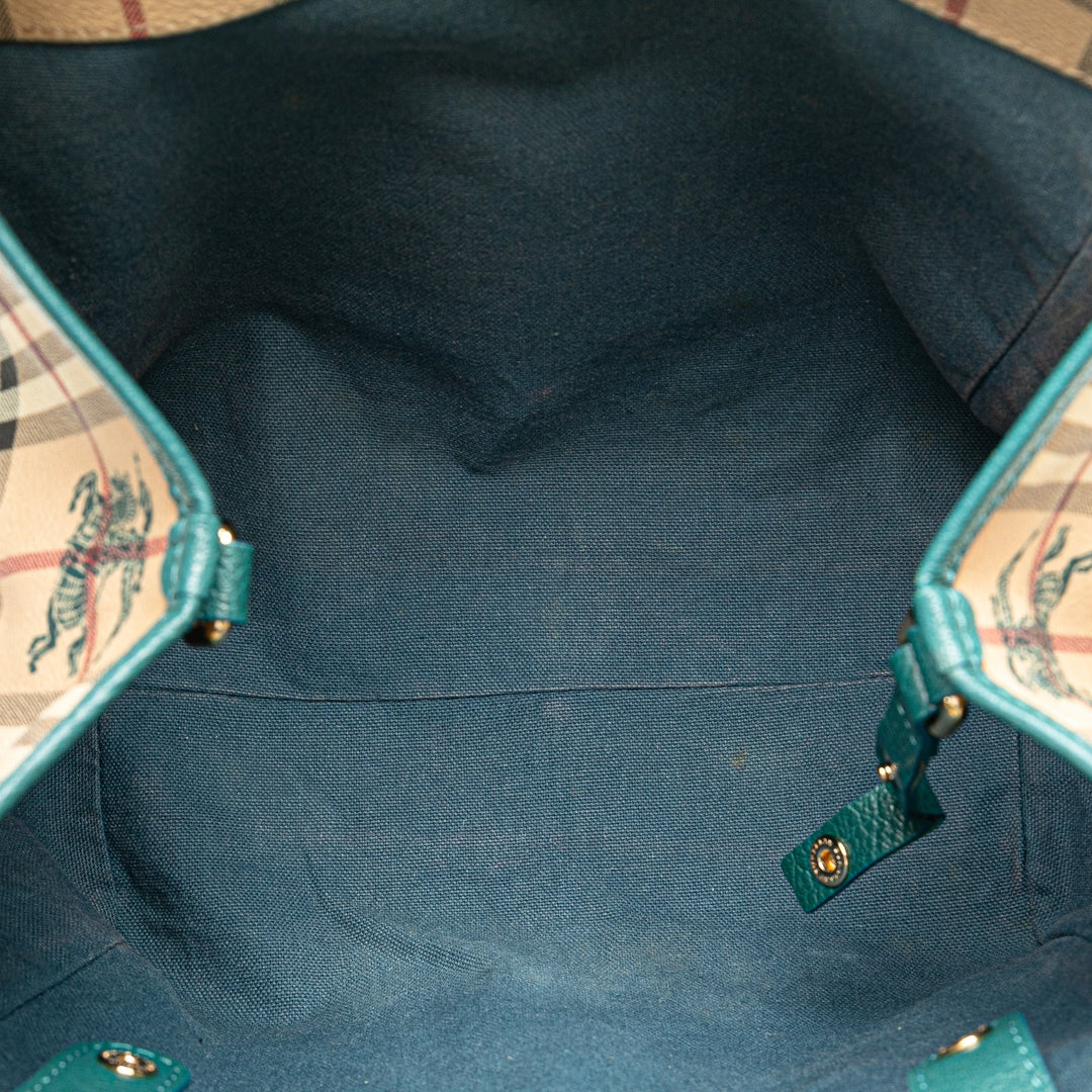 BURBERRY Haymarket Check Canterbury Tote Tote Bag