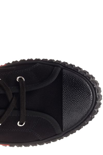 STRIPED RAFFIA SNEAKERS