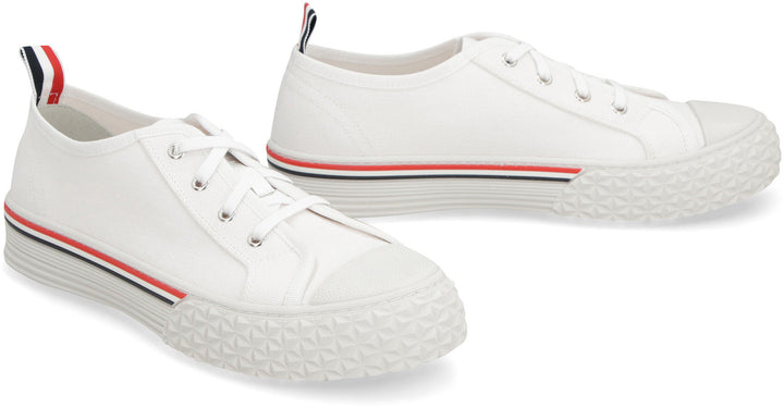 COLLEGIATE CANVAS LOW-TOP SNEAKERS