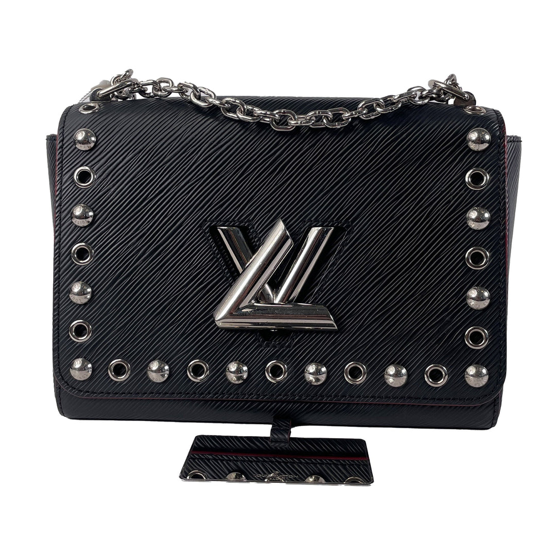 LOUIS VUITTON Studded Epi Twist MM Crossbody Bag