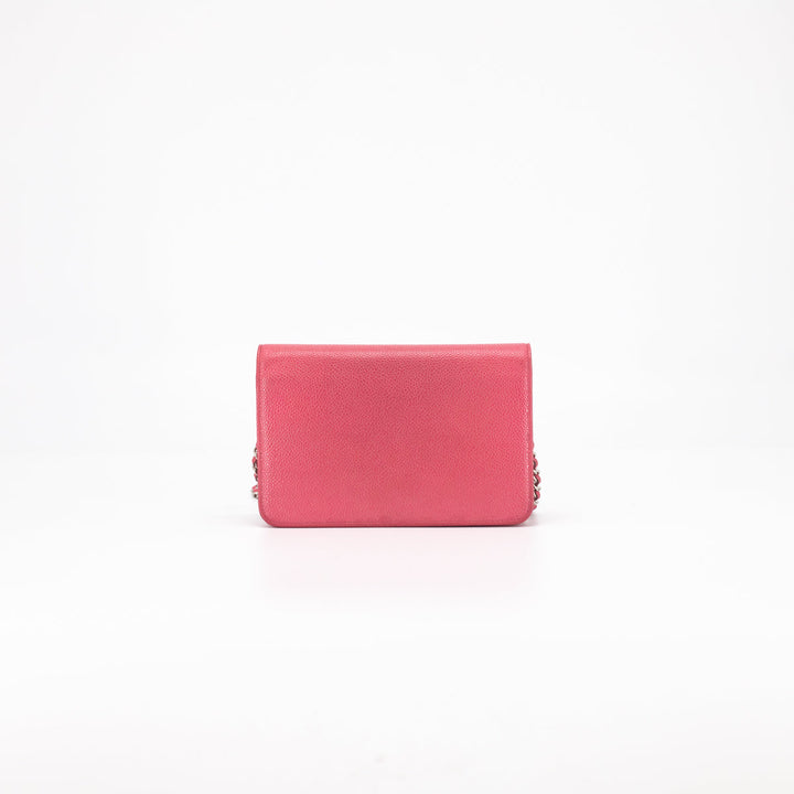5/7 DOTD- Top Quality Chanel Caviar Coco Wallet On Chain Pink