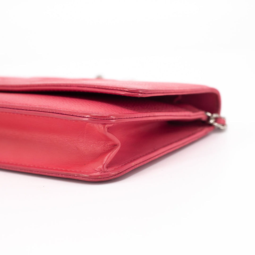 5/7 DOTD- Top Quality Chanel Caviar Coco Wallet On Chain Pink