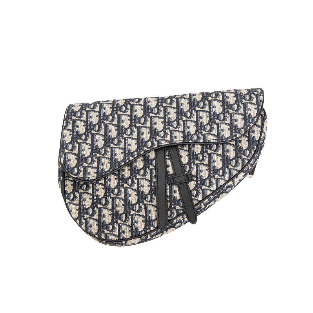 Dior Dior Oblique Jacquard Saddle Bag