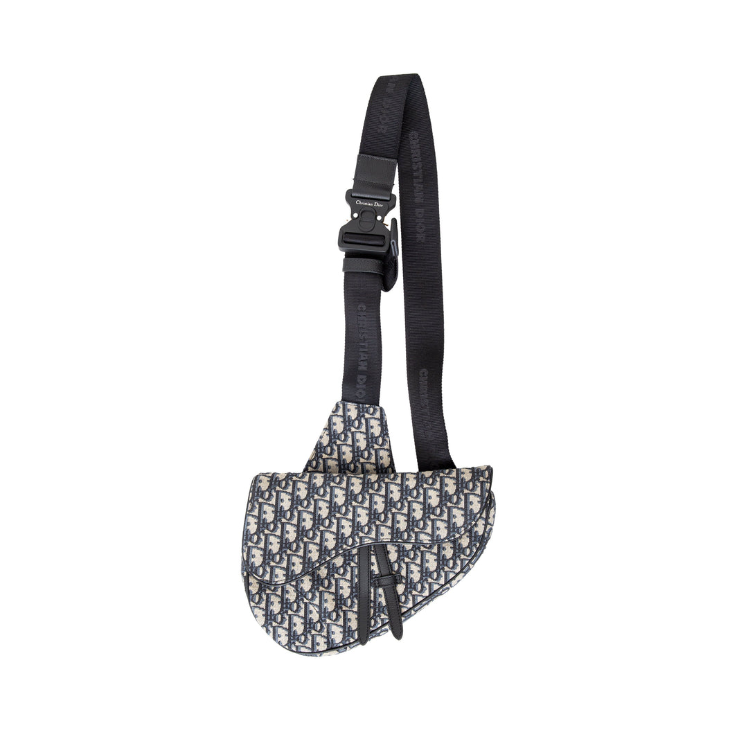 Dior Dior Oblique Jacquard Saddle Bag