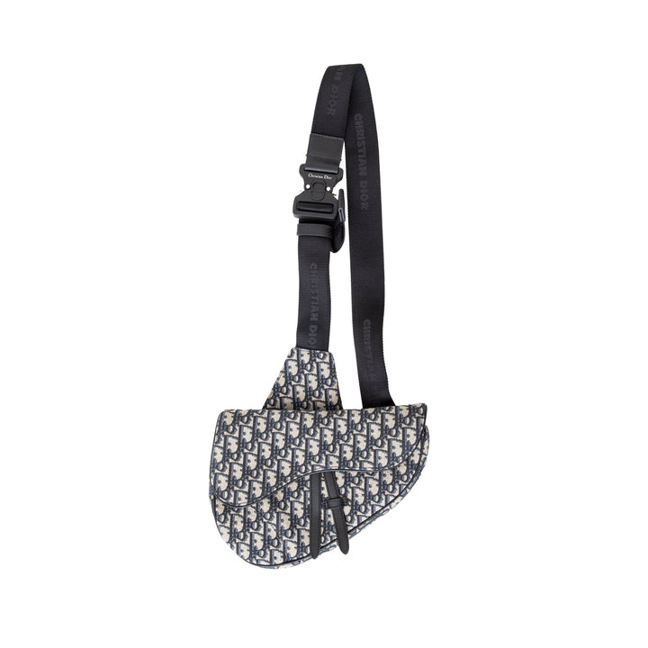 Dior Dior Oblique Jacquard Saddle Bag