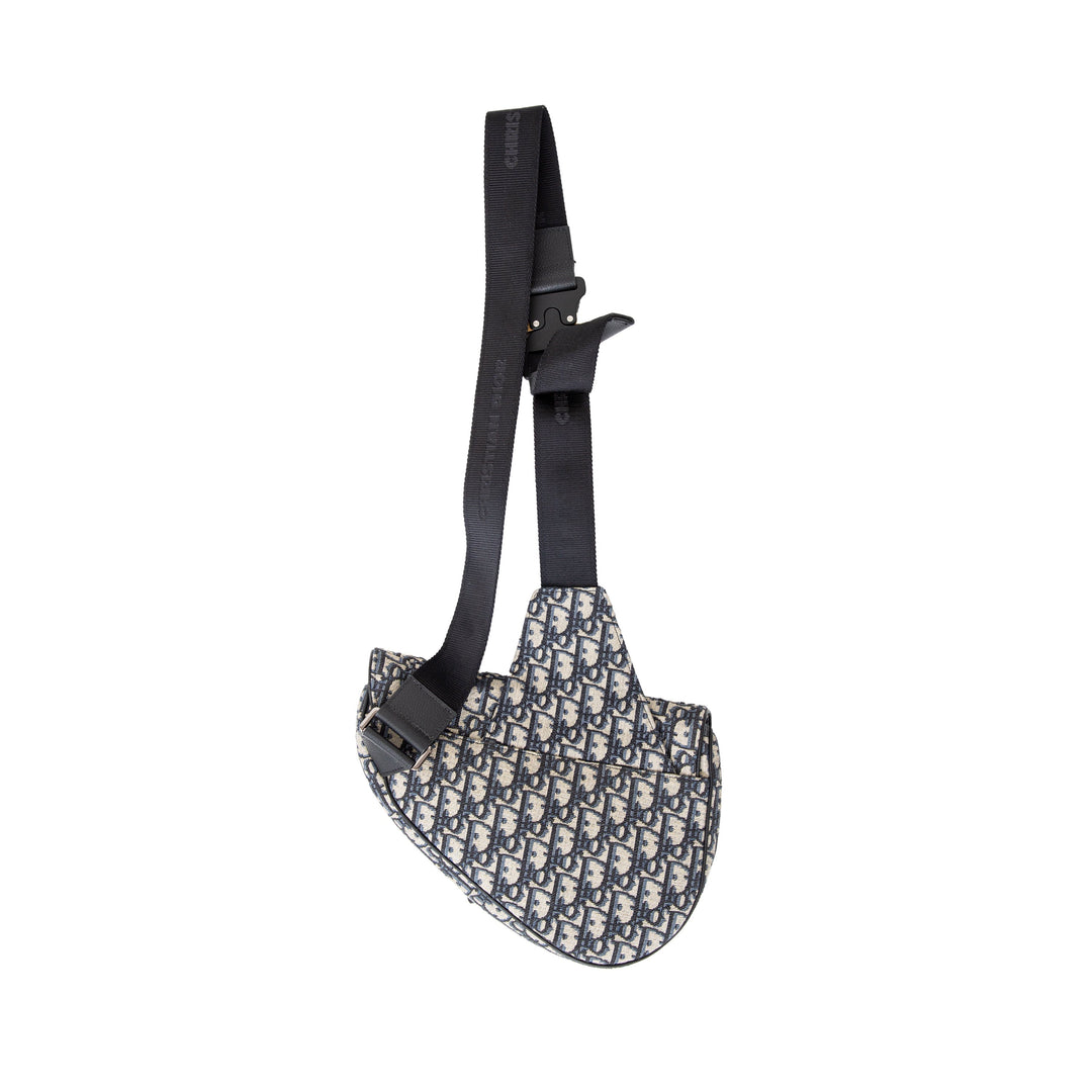 Dior Dior Oblique Jacquard Saddle Bag